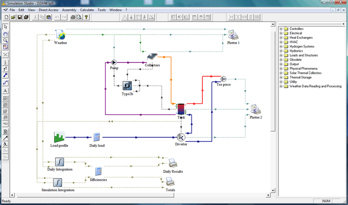 trnsys type 2a connect mode